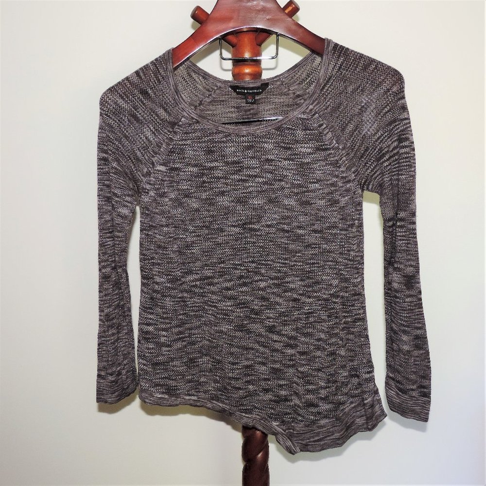Rock & Republic pullover asymmetric hem sweater/top/shirt